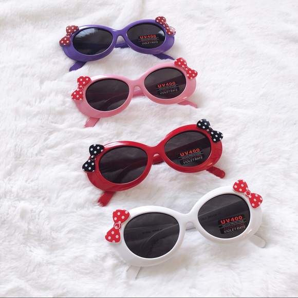 Everly Toddler Girl Fashion Bow Sunglasses - Picture 4 of 16